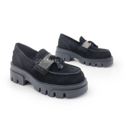 Brunello Cucinelli Loafers Suede Woman Black