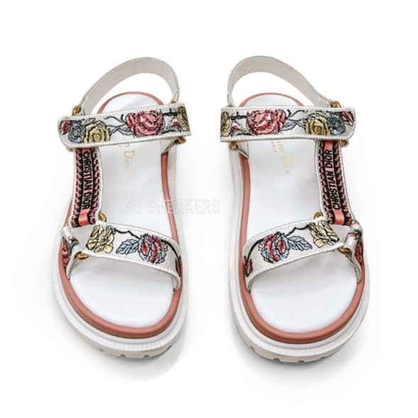Женские сандалии Dior Dioriviera White Floral