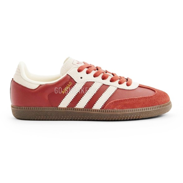 Женские кеды Adidas Samba OG Sneakers Red/White FARFETCH PT