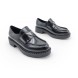 Женские лоферы Prada Leather Loafers Black