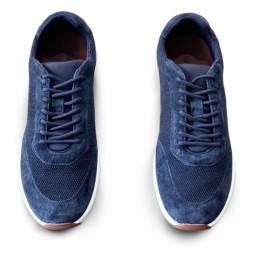 Loro Piana Textile Sneakers Blue