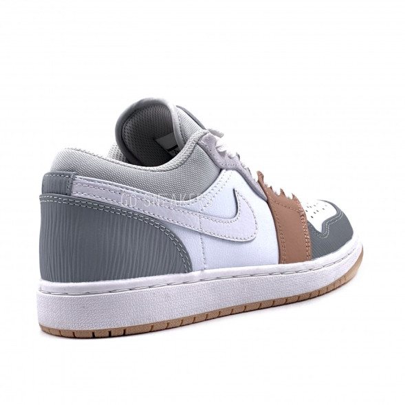 Женские кроссовки Nike Jordan 1 Retro Low Grey&amp;amp;White