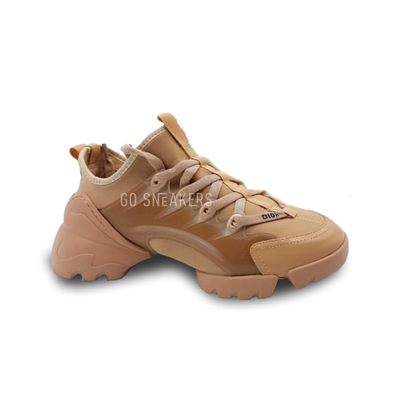 Женские кроссовки Dior D-Connect Brown