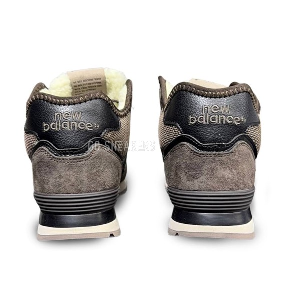 Мужские зимние кроссовки New Balance 574 Winter Suede Chocolate