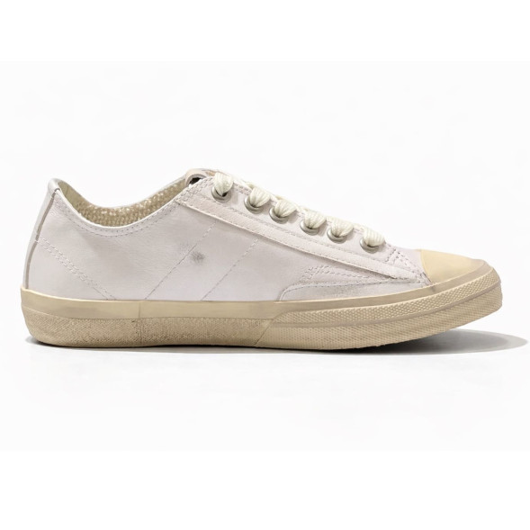 Женские кеды Golden Goose V-Star 2 Distressed Sneakers Leather White