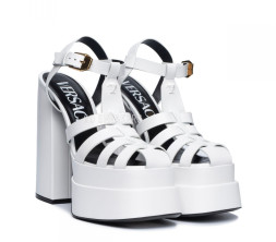 Босоножки Versace La Medusa White