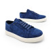 Мужские кроссовки Santoni Man Sneakers Suede Navy