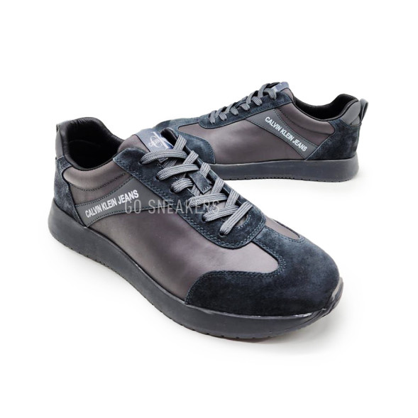 Унисекс кроссовки Calvin Klein Leather Suede Brown