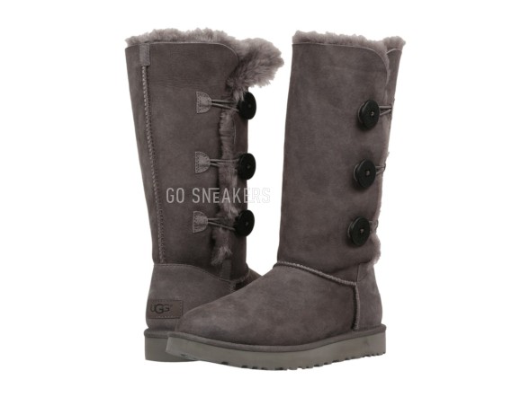 Женские высокие угги с пуговицами Tall Bailey Button Triplet II Grey