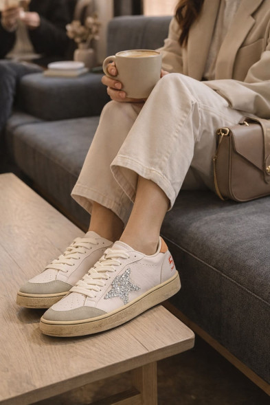 Женские кеды Golden Goose Ball Star White