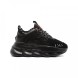 Женские кроссовки Versace Chain Reaction Total Black