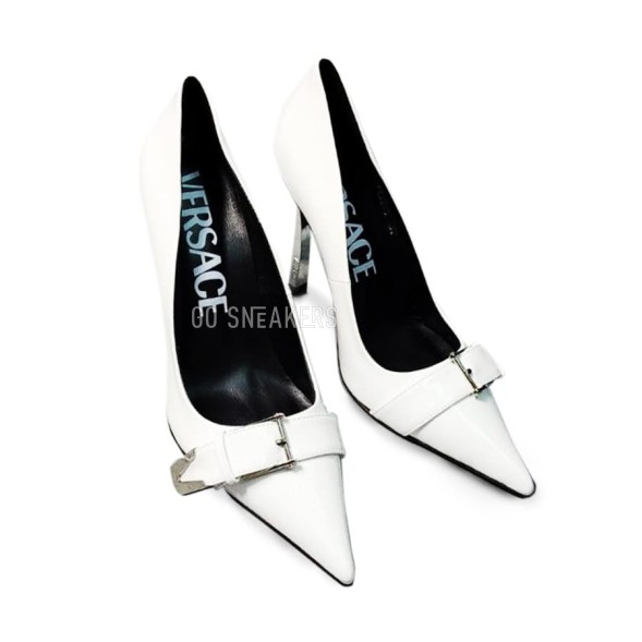 Женские туфли Versace Stiletto White