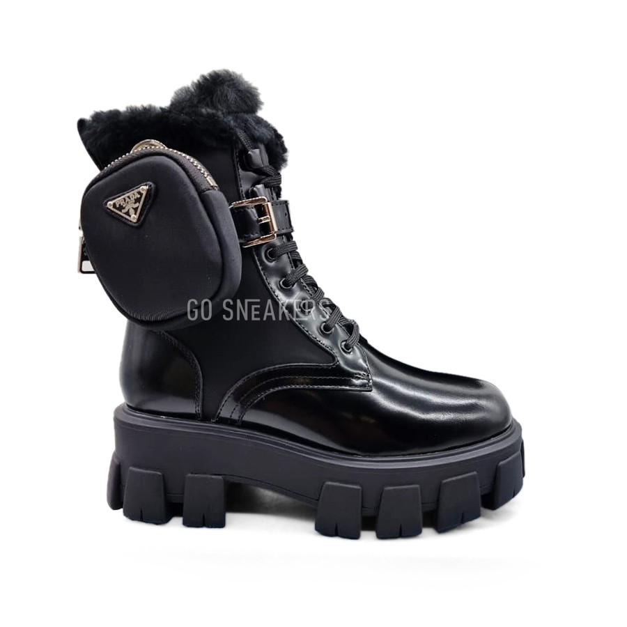 Prada combat boots womens clearance