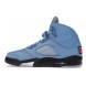 Мужские кроссовки Nike Air Jordan 5 Retro Unc University Blue