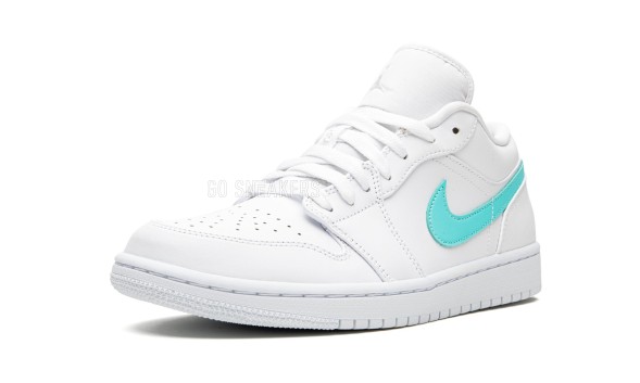 Унисекс кроссовки Nike Air Jordan 1 Low White Multi-Color Swoosh