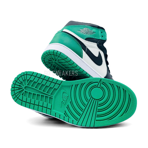 Унисекс зимние кроссовки Nike Air Jordan 1 Retro High Pine Green Winter