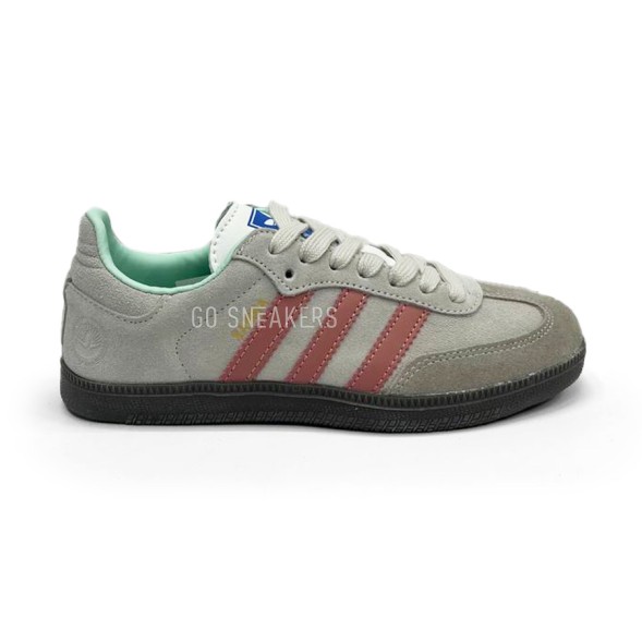 Женские кеды Adidas Samba Light Grey Suede Woman