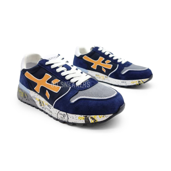 Унисекс кроссовки Premiata 483 Navy/Orange