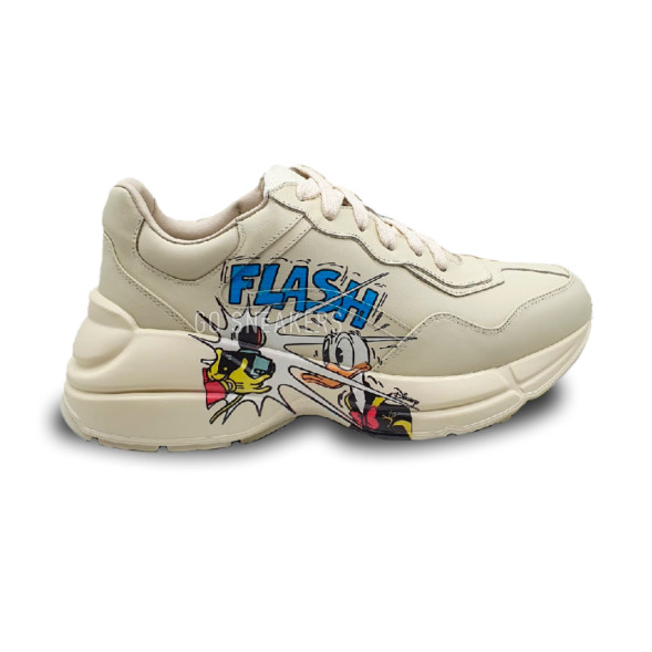 Женские кроссовки Gucci Rhyton Disney x Gucci Дональд Дак