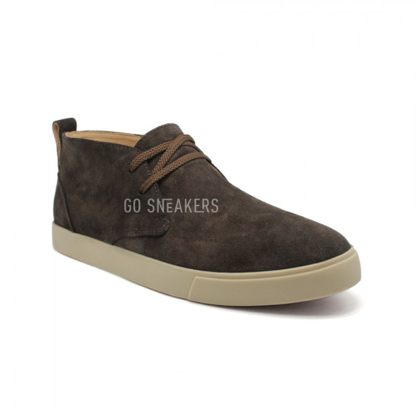Мужские ботинки Loro Piana Freetime Lace Up Sneakers Chocolate Suede