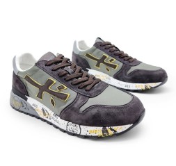 Premiata 483 Textile/Suede Olive/Brown