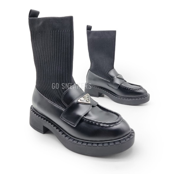 Женские лоферы Prada Evolution Black