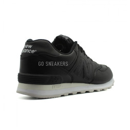 New Balance Мужские 574 Premium Black Leather