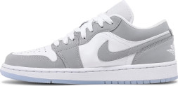 Женские кроссовки Nike Wmns Air Jordan 1 Low 'White Wolf Grey'