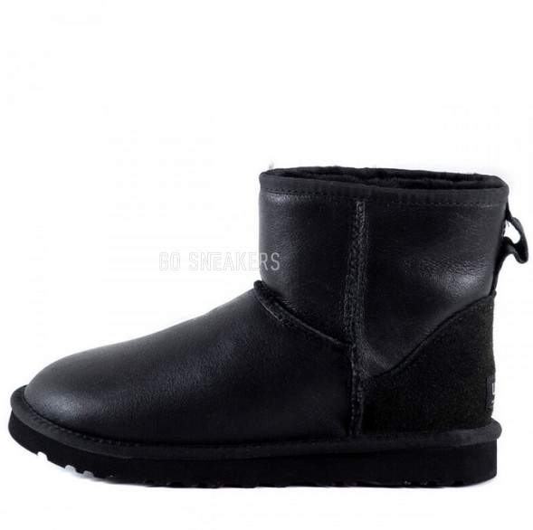 Женские мини угги Mini Metallic Black