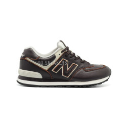 New Balance Мужские 574 Leather Brown