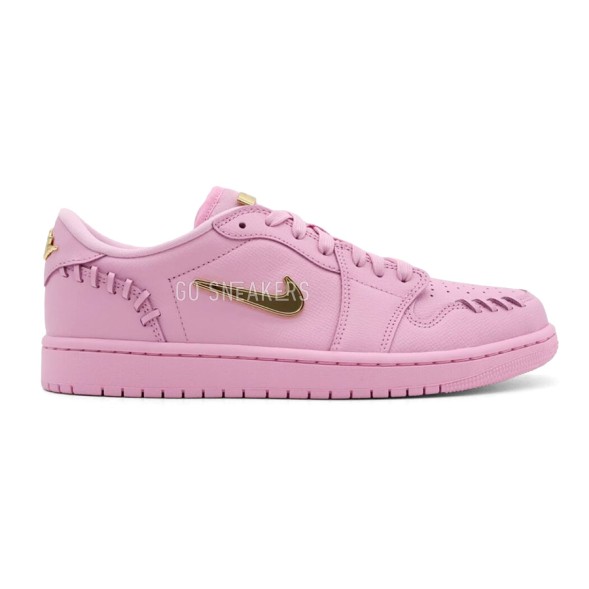 Женские кроссовки Nike Air Jordan 1 Low MM Perfect Pink Metallic Gold