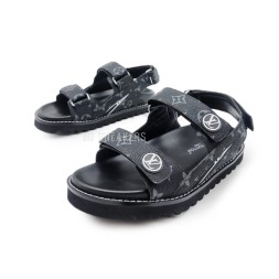 Louis Vuitton Leather Sandals Black