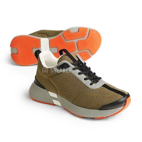 Мужские кроссовки Hermes Heros Brown