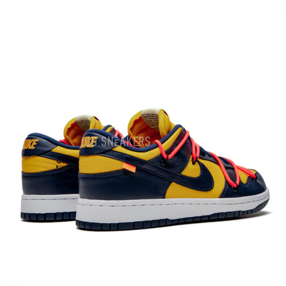 Унисекс кроссовки Nike Dunk Low Off-white - University Gold
