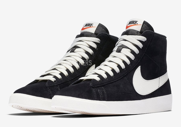Унисекс кроссовки Nike Blazer Mid Vintage Suede Black
