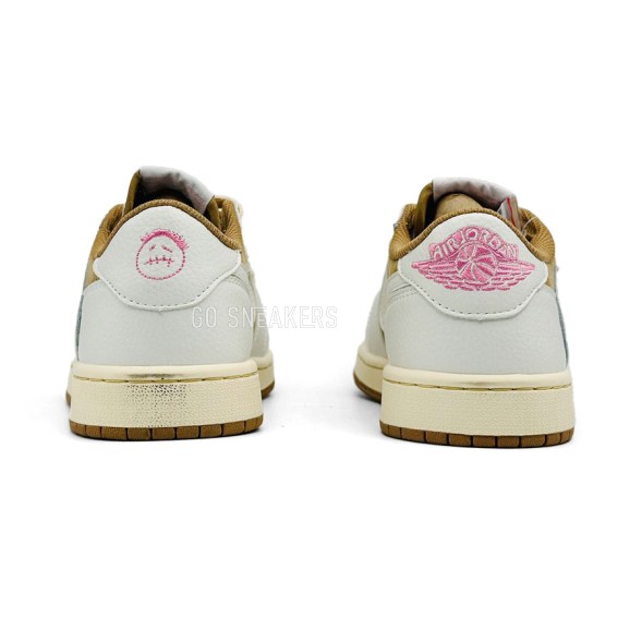 Женские кроссовки Travis Scott x Air Jordan 1 Low OG Brown
