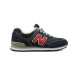 Женские зимние кроссовки New Balance 574 Navy-Red