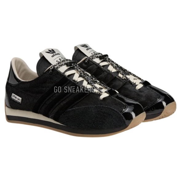 Унисекс кроссовки Adidas Originals Country OG x SFTM Pony Hair Pack Black
