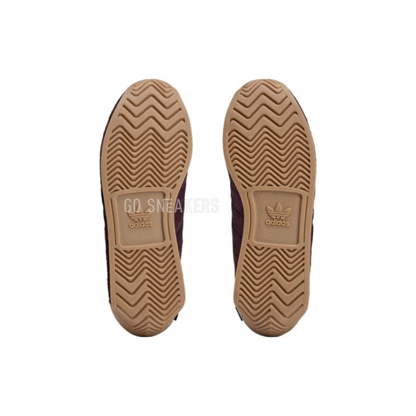 Унисекс кроссовки Adidas Originals Country OG x SFTM Pony Hair Pack Maroon